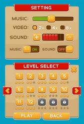App Interface Buttons Set vector image