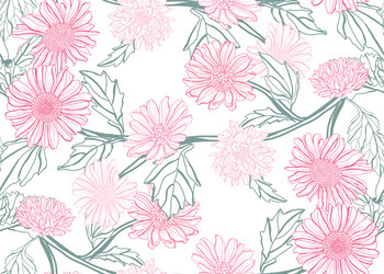 floral seamless pattern Vector Image