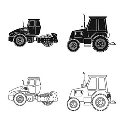 isolated object of build and construction sign vector image