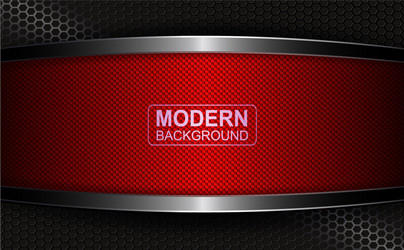 mesh dark composition with a red textured frame vector image
