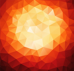 Geometric Red Triangle Pattern vector image