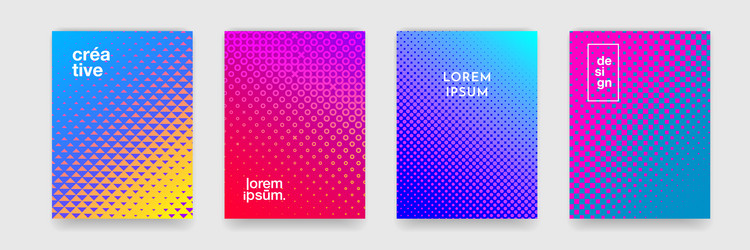 Abstract Color Gradient Pattern vector image