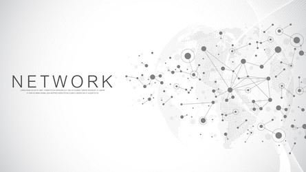 Global Network Connection vector image