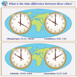 logical task what is the time difference between vector image