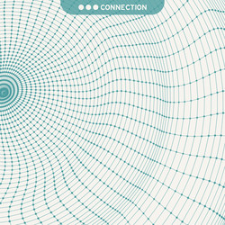 network background connection structure wireframe vector image