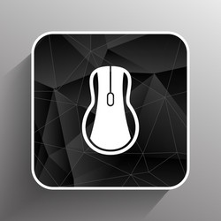 computer mouse icon symbol click button vector image