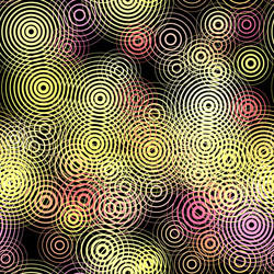 Abstract Circle Pattern Tile vector image