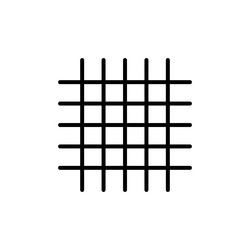 grid layout icon for web design vector image