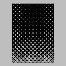 Grey circle pattern brochure background vector