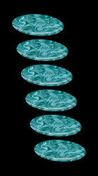 Jade Disks Abstract Pattern vector image