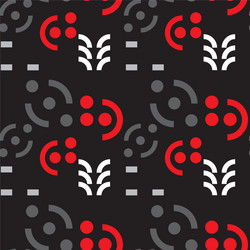 graphic message seamless pattern vector image