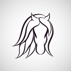 horse Vector Image