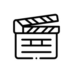 moving icon thin linear style design isolated vector image