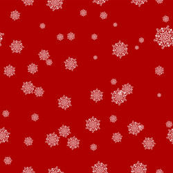 seamless snowflake pattern vector image