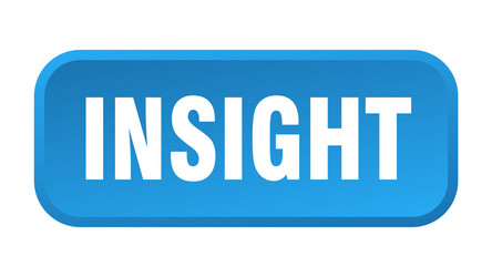 insight button square 3d push vector image