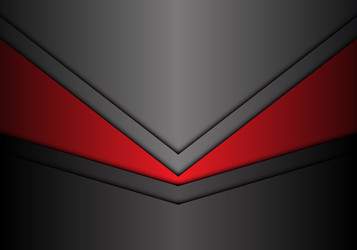 Abstract red arrow overlap black white Royalty Free Vector