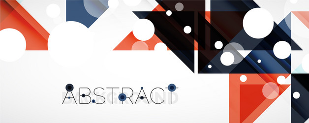 geometric abstract background techno color vector image