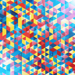 abstract colorful background with triangles vector image