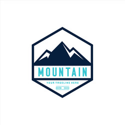 mountain expedition and adventure logo Vector Image