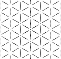seamless hexagons and triangles pattern vector image