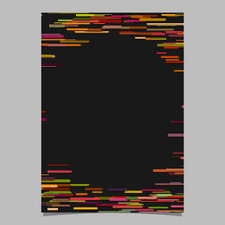 abstract irregular horizontal rounded stripe vector image