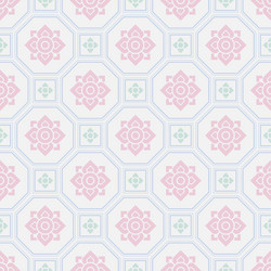 Contemporary thai art pattern background seamless vector