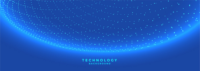 digital particles connection network technology vector image