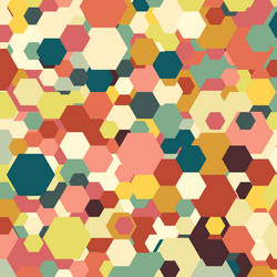 Geometric background abstract hexagonal pattern vector