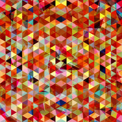 triangular mosaic colorful background vector image