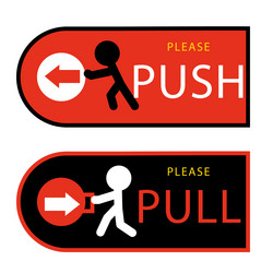 Pull Push Door Sign Vector Images (95)
