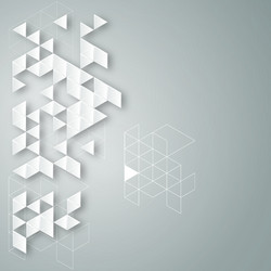 abstract geometric background with triangle vector image