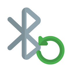reloading bluetooth for identify recognition vector image