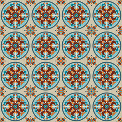 abstract patch pattern mosaic background vector image