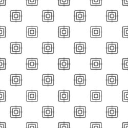 square objective pattern seamless vector image