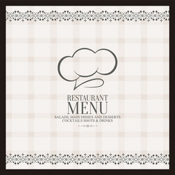 abstract menu background with some special objects vector image