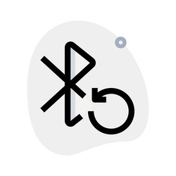 reloading bluetooth for identify recognition vector image
