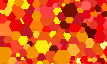 Abstract color hexagon background vector