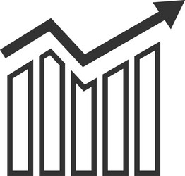 Analytics icon design template isolated Royalty Free Vector