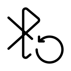 reloading bluetooth for identify recognition vector image