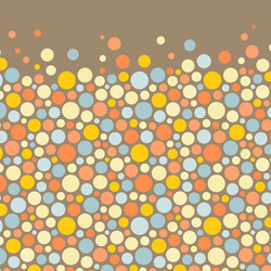 abstract background with color circles vector image