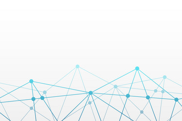 abstract triangle background polygonal network vector image