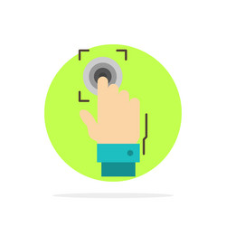 fingerprint identity recognition scan scanner vector image