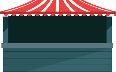 Carnival booth festive Royalty Free Vector Image