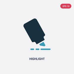 two color highlight icon from tools and utensils vector image