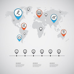 set of 6 editable teach outline icons includes vector image