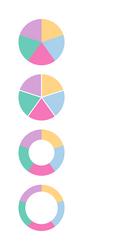 circle loading template circular progress bar vector image