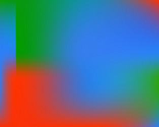 gradient mesh painted in different colors vector image