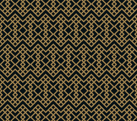 seamless pattern with line ornament abstract vector image