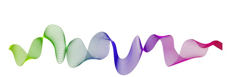 Abstract Color Wavy Lines Gradient vector image