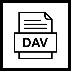 dev file document icon vector image